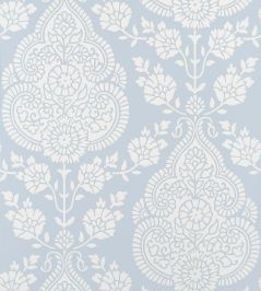 Balmuccia Damask Wallpaper by Anna French Soft Blue Balmuccia Damask Wallpaper by Anna French Soft Blue