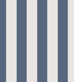 Baltic Rayure Wallpaper by Casadeco Marine/Blanc Baltic Rayure Wallpaper by Casadeco Marine/Blanc