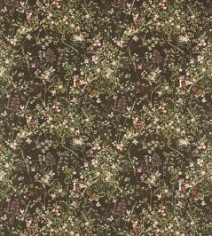 Bambi Fabric by Sanderson Chocolate Bambi Fabric by Sanderson Chocolate
