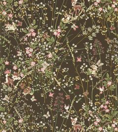 Bambi Wallpaper by Sanderson Chocolate Bambi Wallpaper by Sanderson Chocolate