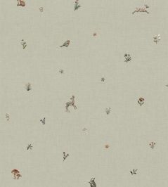 Bambis Wallpaper by Coordonne Mint Bambis Wallpaper by Coordonne Mint