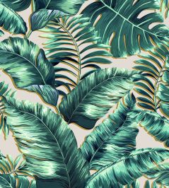 Banana Leaves Wallpaper by Brand McKenzie Blush Pink Banana Leaves Wallpaper by Brand McKenzie Blush Pink