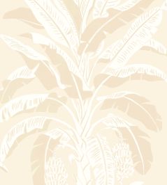 Banana Tree Wallpaper by Thibaut Beige Banana Tree Wallpaper by Thibaut Beige