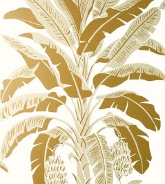 Banana Tree Wallpaper by Thibaut Metallic Gold Banana Tree Wallpaper by Thibaut Metallic Gold