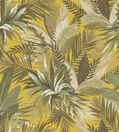 Banano E Felci Wallpaper by Jannelli&Volpi Yellow Banano E Felci Wallpaper by Jannelli&Volpi Yellow