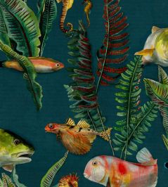 Bank of Fish Wallpaper by Coordonne Lagoon Bank of Fish Wallpaper by Coordonne Lagoon