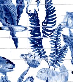 Bank of Fish Wallpaper by Coordonne Tiles Bank of Fish Wallpaper by Coordonne Tiles