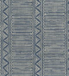 Bansuri Fabric by Nina Campbell Indigo Bansuri Fabric by Nina Campbell Indigo