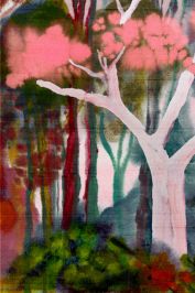 Banyan Mural by Arte Red Blossom Banyan Mural by Arte Red Blossom