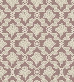 Barace Wallpaper by Farrow & Ball School House White / Sulking Room Pink Barace Wallpaper by Farrow & Ball School House White / Sulking Room Pink