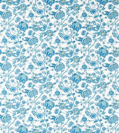 Barmeri Fabric by Clarke & Clarke Cobalt Barmeri Fabric by Clarke & Clarke Cobalt
