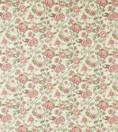 Barmeri Fabric by Clarke & Clarke Sage/Blush Barmeri Fabric by Clarke & Clarke Sage/Blush