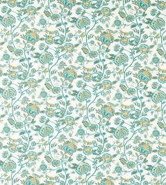 Barmeri Fabric by Clarke & Clarke Teal Barmeri Fabric by Clarke & Clarke Teal