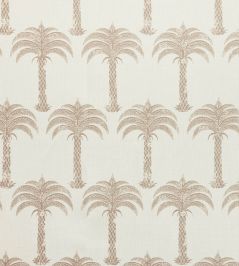 Marrakech Palm Fabric by Barneby Gates Soft Gold Marrakech Palm Fabric by Barneby Gates Soft Gold