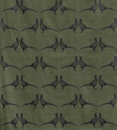 Pheasant Fabric by Barneby Gates Camo Green Pheasant Fabric by Barneby Gates Camo Green