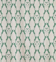 Boxing Hares Fabric by Barneby Gates Green Boxing Hares Fabric by Barneby Gates Green