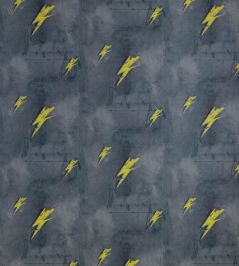 Bolt From Mars Wallpaper by Barneby Gates Yellow On Charcoal Bolt From Mars Wallpaper by Barneby Gates Yellow On Charcoal