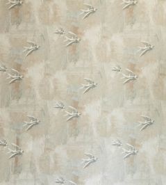 Fresco Birds Wallpaper by Barneby Gates Natural Fresco Birds Wallpaper by Barneby Gates Natural