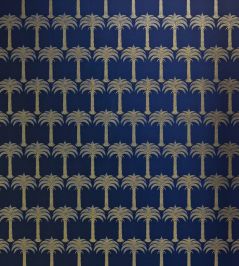 Marrakech Palm Wallpaper by Barneby Gates Midnight Blue Marrakech Palm Wallpaper by Barneby Gates Midnight Blue