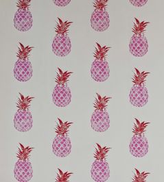 Pineapple Wallpaper by Barneby Gates Red/Pink Pineapple Wallpaper by Barneby Gates Red/Pink