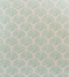 Scallop Shell Wallpaper by Barneby Gates Plaster/Green Scallop Shell Wallpaper by Barneby Gates Plaster/Green