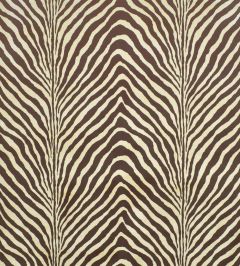 Bartlett Zebra Fabric by Ralph Lauren Chestnut Bartlett Zebra Fabric by Ralph Lauren Chestnut