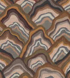 Baru Fabric by Casamance Rose Poudre/Mordore Baru Fabric by Casamance Rose Poudre/Mordore