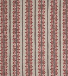 Basholi Fabric by Nina Campbell Red Basholi Fabric by Nina Campbell Red