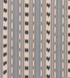 Basil Stripe Fabric by GP & J Baker Blue Basil Stripe Fabric by GP & J Baker Blue