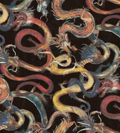 Basilisk Fabric by Arley House Ink Basilisk Fabric by Arley House Ink