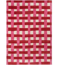 Basket Weave Rug by Harlequin Coral/Rose Basket Weave Rug by Harlequin Coral/Rose