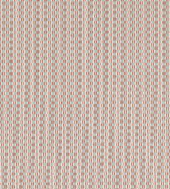 Batak Check Fabric by Sanderson Coral/Mineral Batak Check Fabric by Sanderson Coral/Mineral