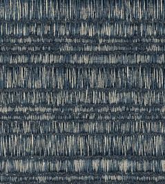 Batik Stripes Wallpaper by Eijffinger Blue Batik Stripes Wallpaper by Eijffinger Blue