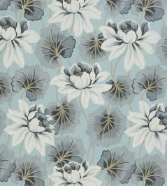 Baudard Fabric by Designers Guild Aqua Baudard Fabric by Designers Guild Aqua