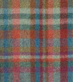 Bayley Plaid Fabric by Ian Sanderson Teal Bayley Plaid Fabric by Ian Sanderson Teal