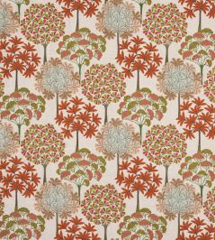 Baywood Fabric by Jane Churchill Red Baywood Fabric by Jane Churchill Red