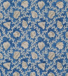 Beach Comber Fabric by Jim Thompson No.9 Marine Beach Comber Fabric by Jim Thompson No.9 Marine
