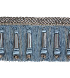 Beaded Cut Fringe 125mm Trimming by Houles 9680 Beaded Cut Fringe 125mm Trimming by Houles 9680