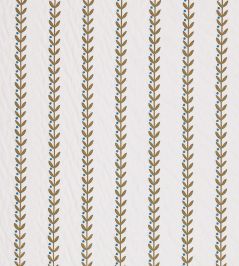 Beanstalk Stripe Fabric by Scion Mushroom/Coast Blue Beanstalk Stripe Fabric by Scion Mushroom/Coast Blue