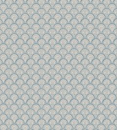 Beata Wallpaper by Sandberg Misty Blue Beata Wallpaper by Sandberg Misty Blue