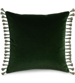 Beauchamp Velvet Cushion 55 x 55cm by James Hare Fir Beauchamp Velvet Cushion 55 x 55cm by James Hare Fir
