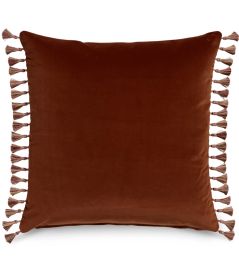 Beauchamp Velvet Cushion 55 x 55cm by James Hare Tobasco Beauchamp Velvet Cushion 55 x 55cm by James Hare Tobasco