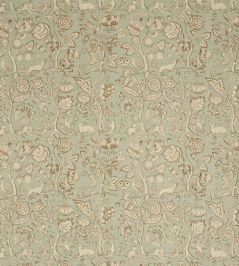 Beaufort Fabric by Sanderson Duck Egg/Camel Beaufort Fabric by Sanderson Duck Egg/Camel
