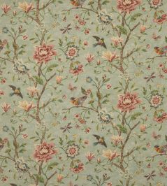 Belgrove Fabric by Colefax and Fowler Aqua Belgrove Fabric by Colefax and Fowler Aqua