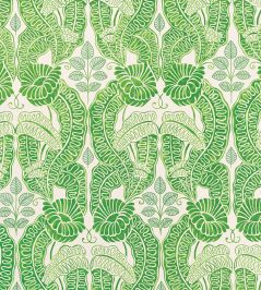 Belle De Nuit Fabric by Christopher Farr Cloth Green Belle De Nuit Fabric by Christopher Farr Cloth Green