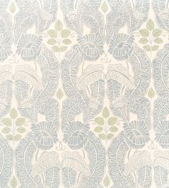 Belle De Nuit Fabric by Christopher Farr Cloth Pale Blue Belle De Nuit Fabric by Christopher Farr Cloth Pale Blue