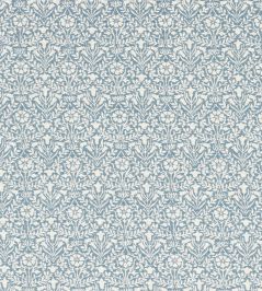 Bellflowers Weave Fabric by Morris & Co Mineral Blue Bellflowers Weave Fabric by Morris & Co Mineral Blue