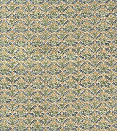 Bellflowers Weave Outdoor Fabric by Morris & Co Moss/Wheat Bellflowers Weave Outdoor Fabric by Morris & Co Moss/Wheat