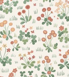 Bellis Wallpaper by Sandberg Red Bellis Wallpaper by Sandberg Red
