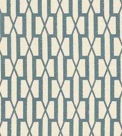 Belvedere Fabric by Schumacher Peacock Blue Belvedere Fabric by Schumacher Peacock Blue